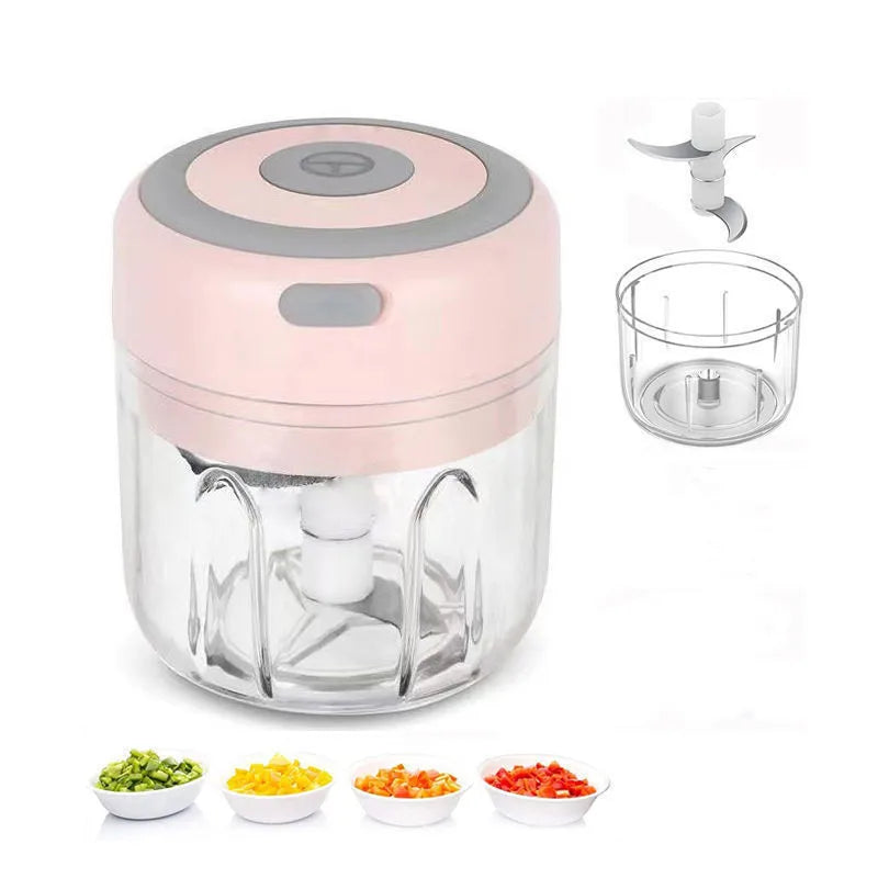 Mini Processador Inteligente 250ml: Praticidade na sua Cozinha