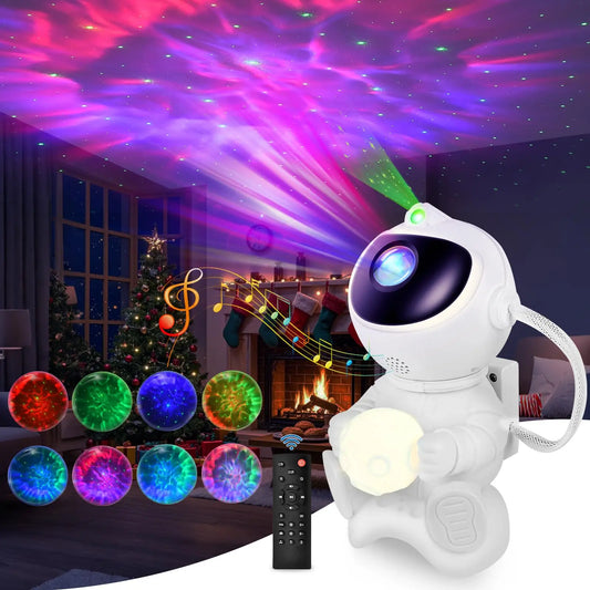 Projetor Galáxia Astronauta – Transforme seu Quarto em um Universo!