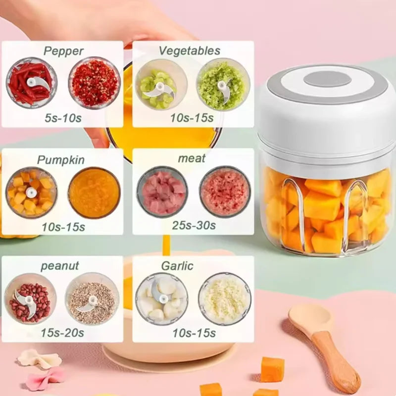 Mini Processador Inteligente 250ml: Praticidade na sua Cozinha