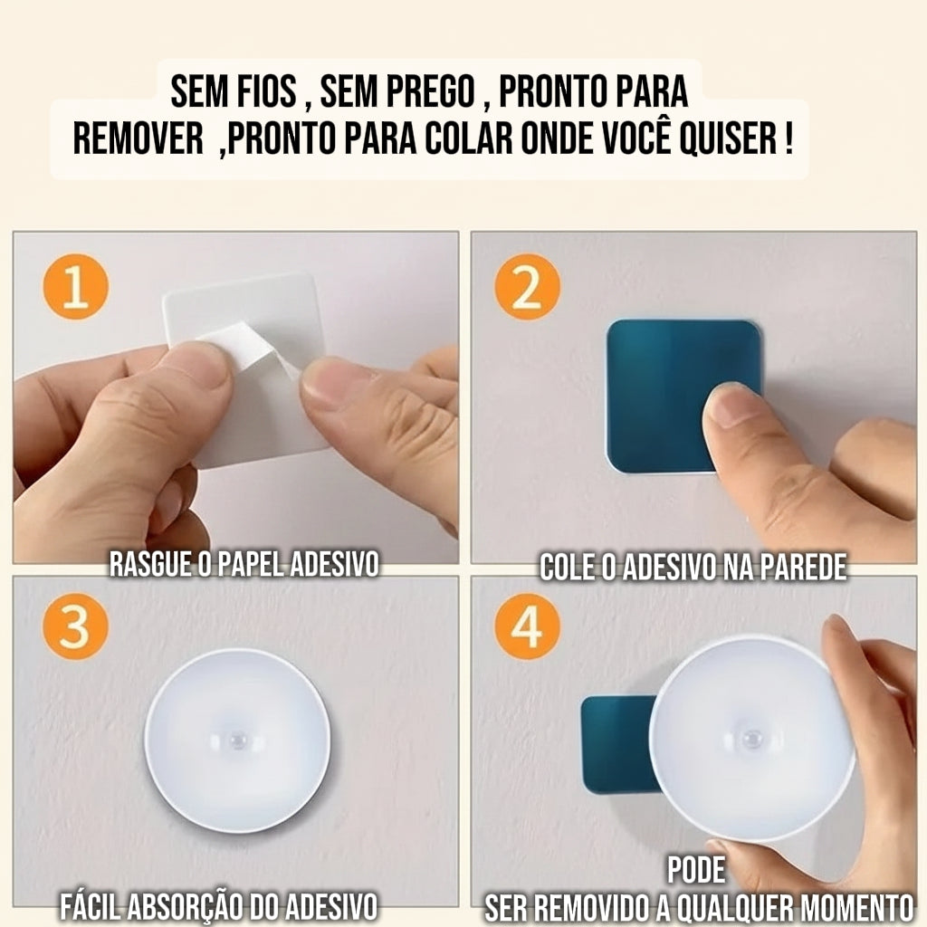 Luminária Inteligente SmartLight – Sensor de Movimento Sem Fios!