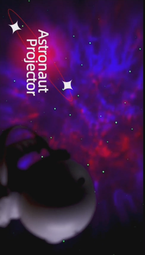 Projetor Galáxia Astronauta – Transforme seu Quarto em um Universo!